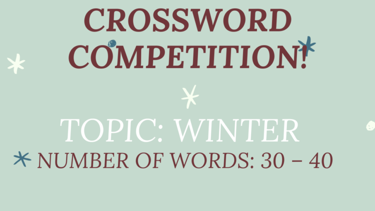 CROSSWORD COMPETITION!